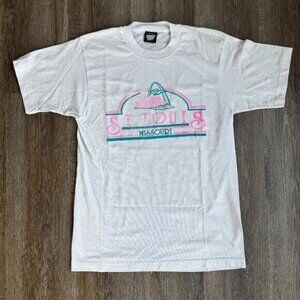 Vintage St Louis Missouri T-Shirt Screen Stars Best Medium